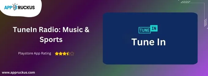 TuneIn Radio Music & Sports - Best Music Streaming Apps in India