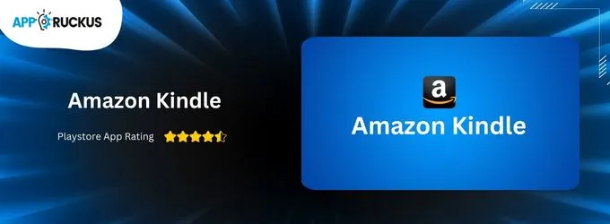 Amazon Kindle- Best Entertainment apps for Android