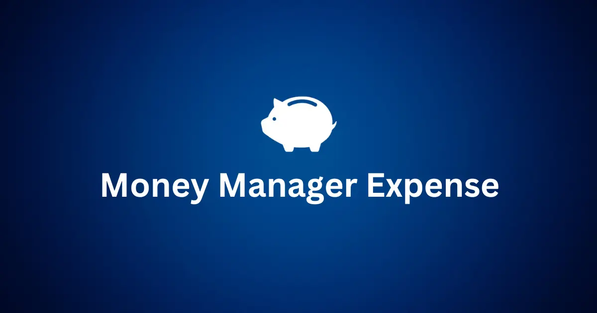 Money Manager Expense