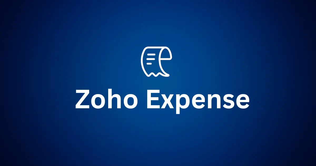 Zoho Expense - Best Expense Tracker apps